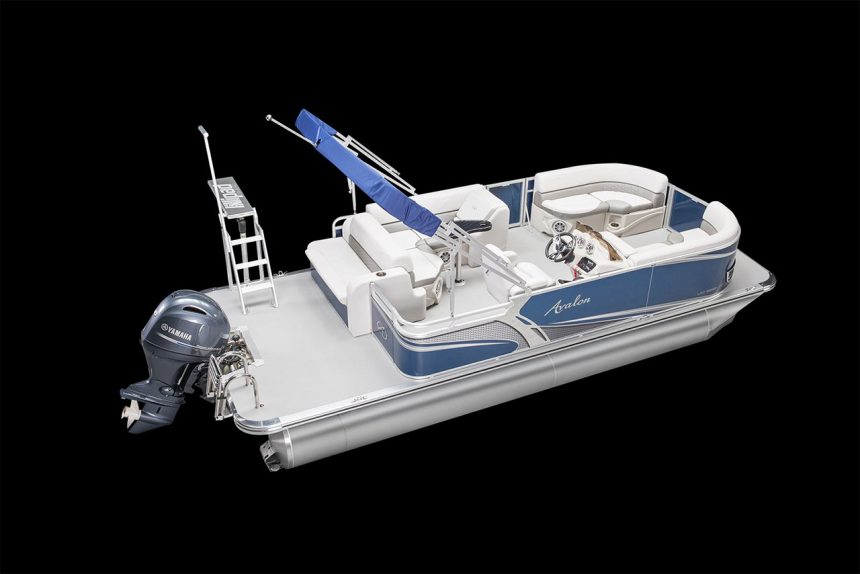 Avalon LSZ pontoon with Yamaha F90 motor