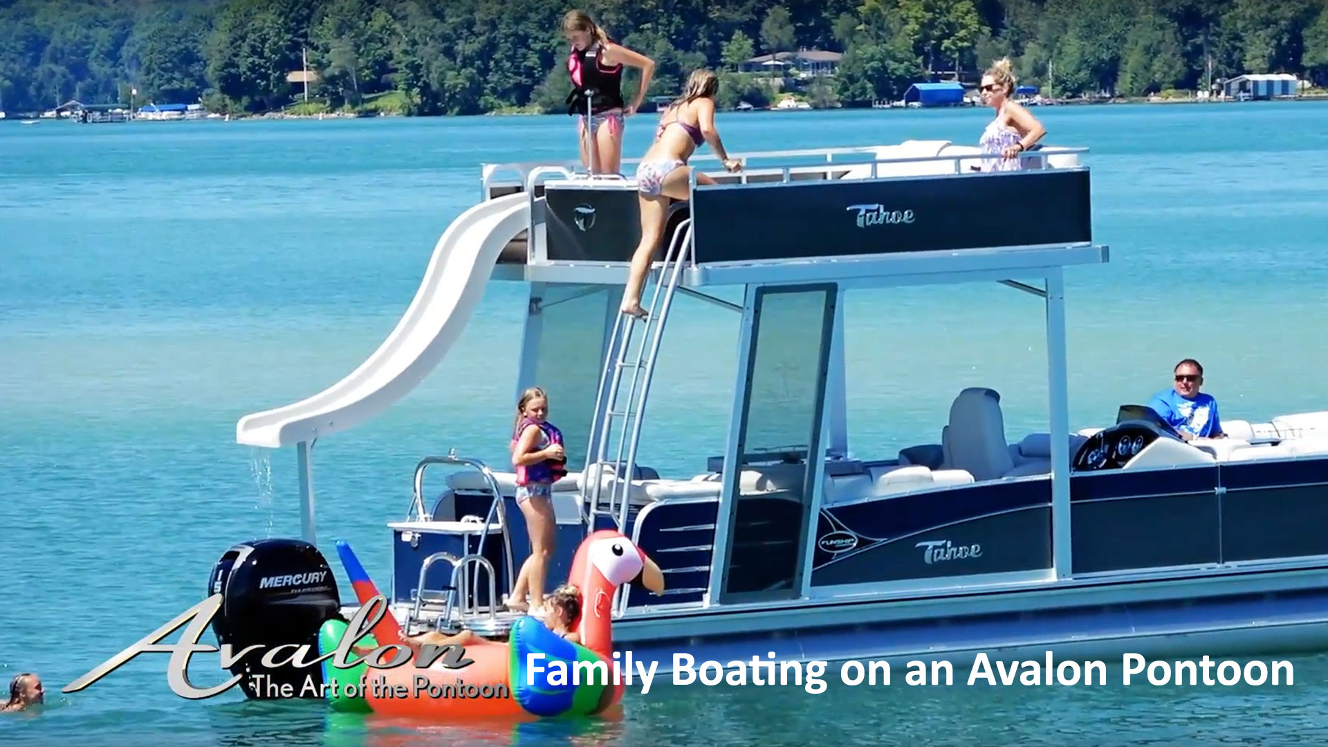 Family Boating on an Avalon Pontoon video cover