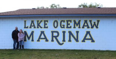 Lake Ogemaw Marina owners, Tom and Toni