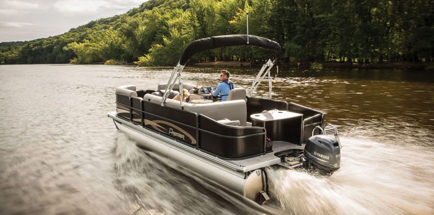 Premier pontoon with Yamaha T60 motor